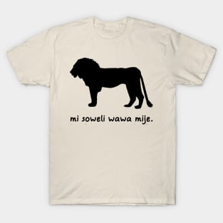 I'm A Male Lion (Toki Pona) T-Shirt